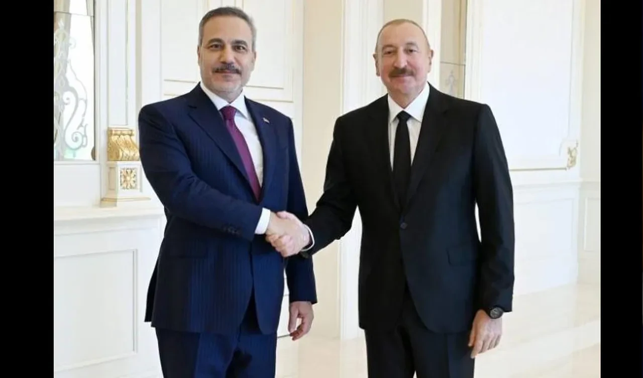 Dışişleri Bakanı Hakan Fidan, Cumhurbaşkanı İlham Aliyev ile görüştü