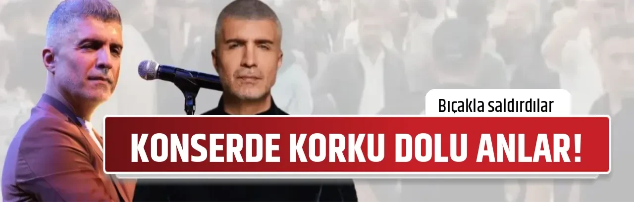 KONSERDE KORKU DOLU ANLAR!