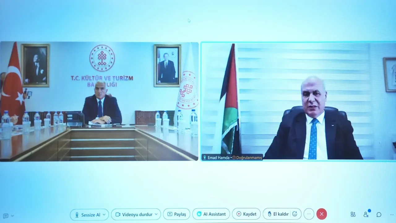 Türkiye ve Filistin’den kültürel mirası korumak için iş birliği! Bakan Ersoy: 'Filistin halkının haklı mücadelesinin yanında durmaya devam edeceğiz'