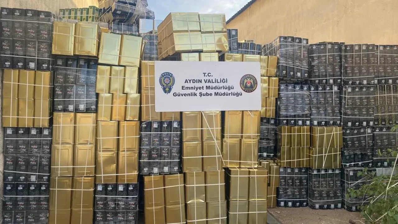 Aydın'da sahte yağ operasyonu: 2,7 milyon liralık ürün ele geçirildi