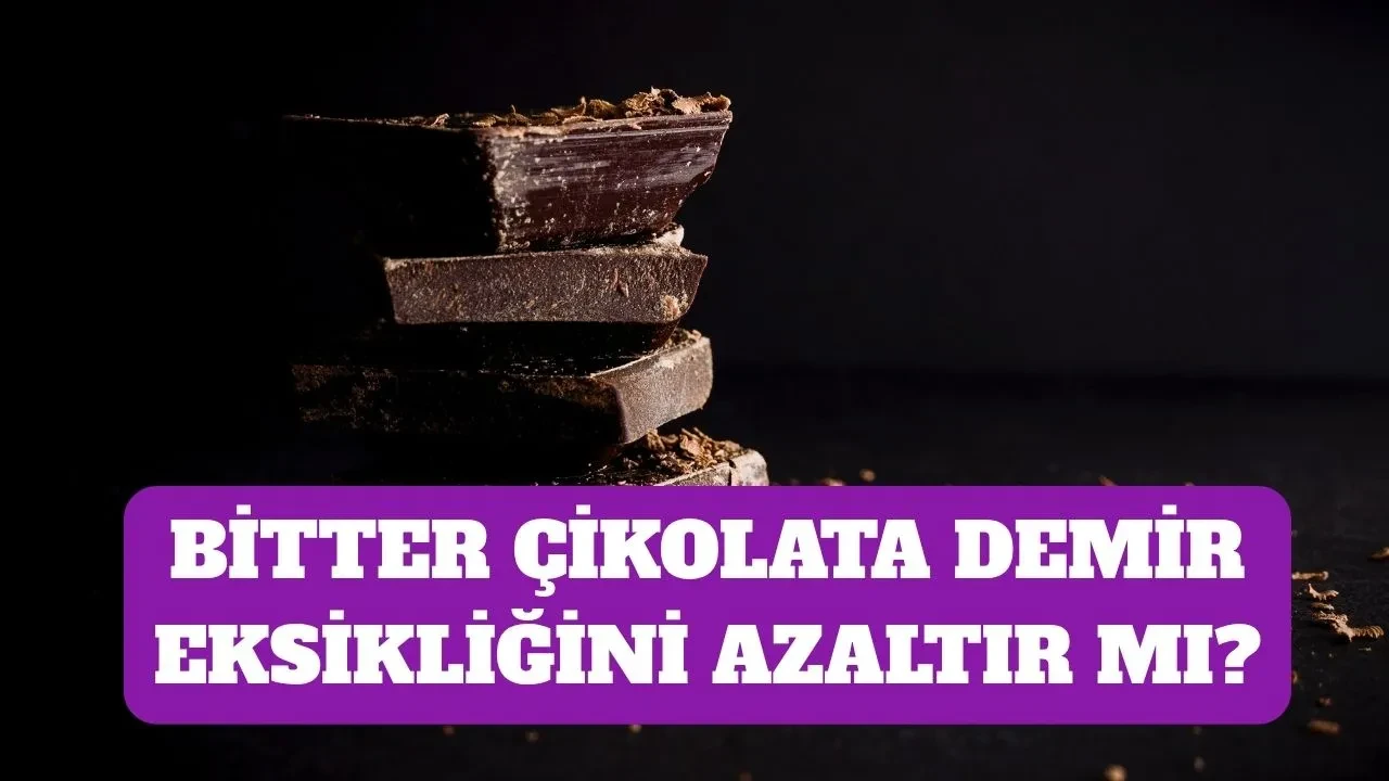 Bitter çikolata demir eksikliğine iyi gelir mi? Kırmızı etten daha fazla demir içerir