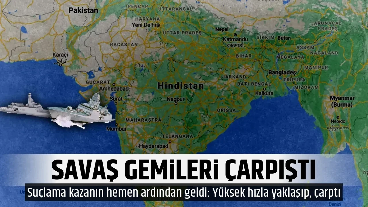 SAVAŞ GEMİLERİ ÇARPIŞTI