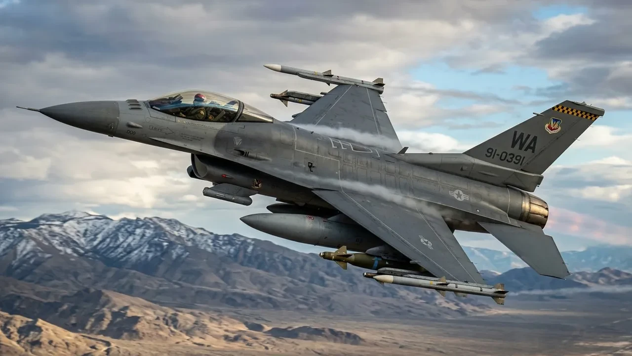 ABD’nin Michigan eyaletinde F-16 savaş uçağı düştü