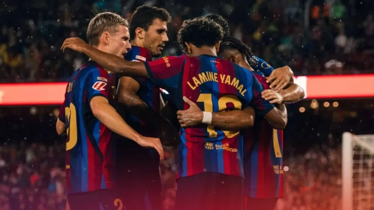 Barcelona 7 golle kazandı! Racing Santander'e gol olup yağdılar