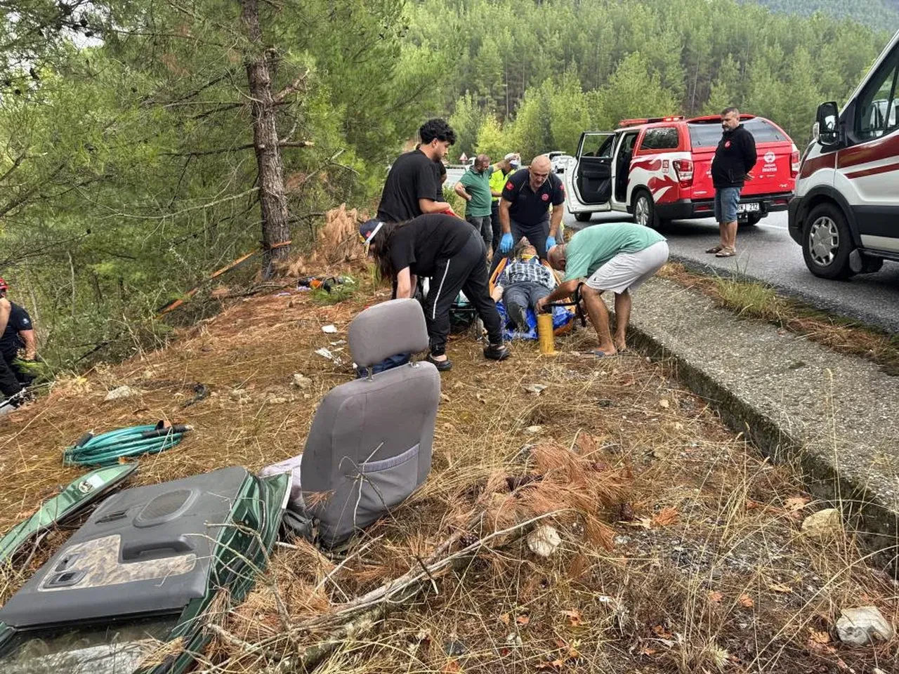 Hastaneden taburcu olan adam kazada hayatını kaybetti