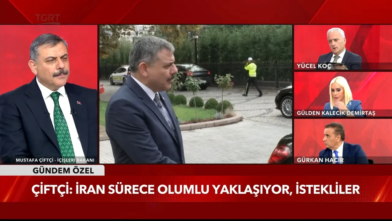 İçişleri Bakanı Sayın Mustafa Çiftçi, TGRT Haber’de: "İbreti alem olsun diye talimat verdim"