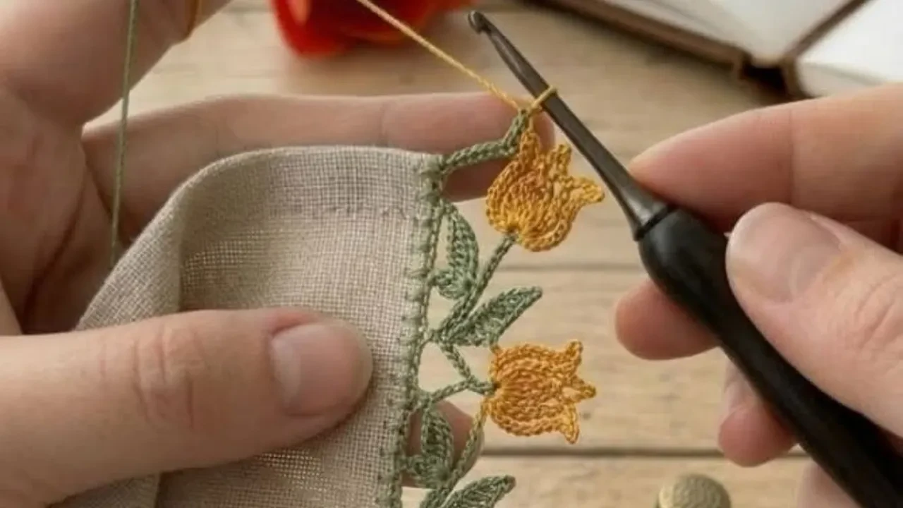 Tığ işi kenar oyası modelleri 2026!