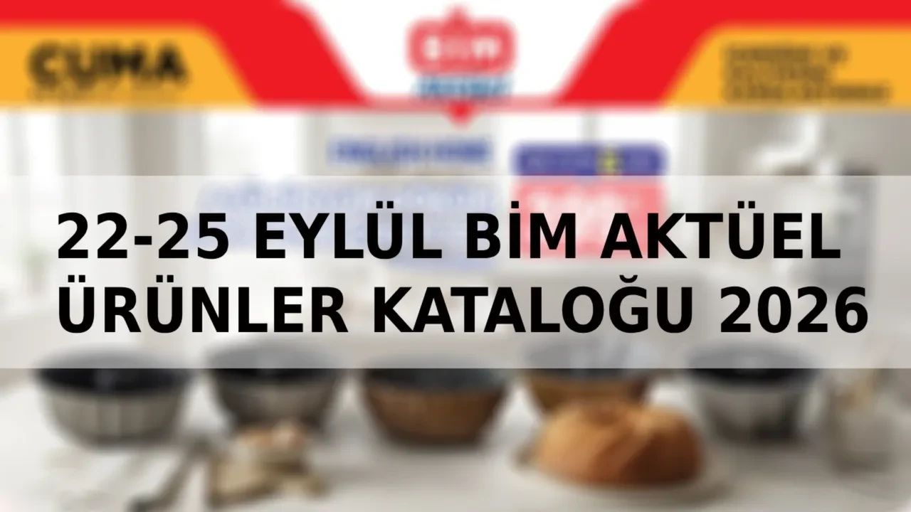  22-25 Eylül BİM aktüel ürünler kataloğu yayımlandı! Tığ seti, moka pot, çocuk valiz ve tek fiyat mutfak ürünleri geliyor...