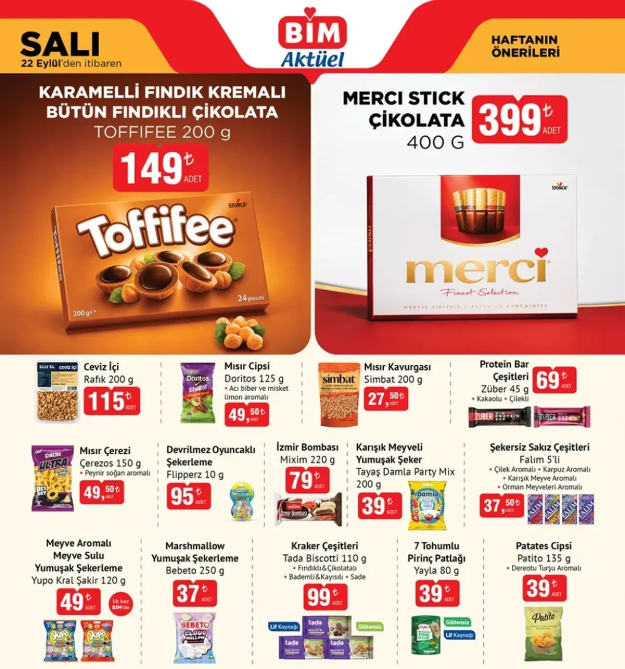  22-25 Eylül BİM aktüel ürünler kataloğu yayımlandı! Tığ seti, moka pot, çocuk valiz ve tek fiyat mutfak ürünleri geliyor...