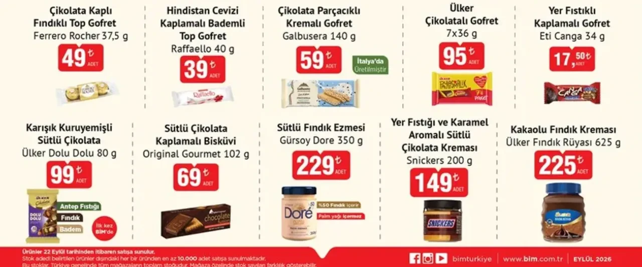  22-25 Eylül BİM aktüel ürünler kataloğu yayımlandı! Tığ seti, moka pot, çocuk valiz ve tek fiyat mutfak ürünleri geliyor...