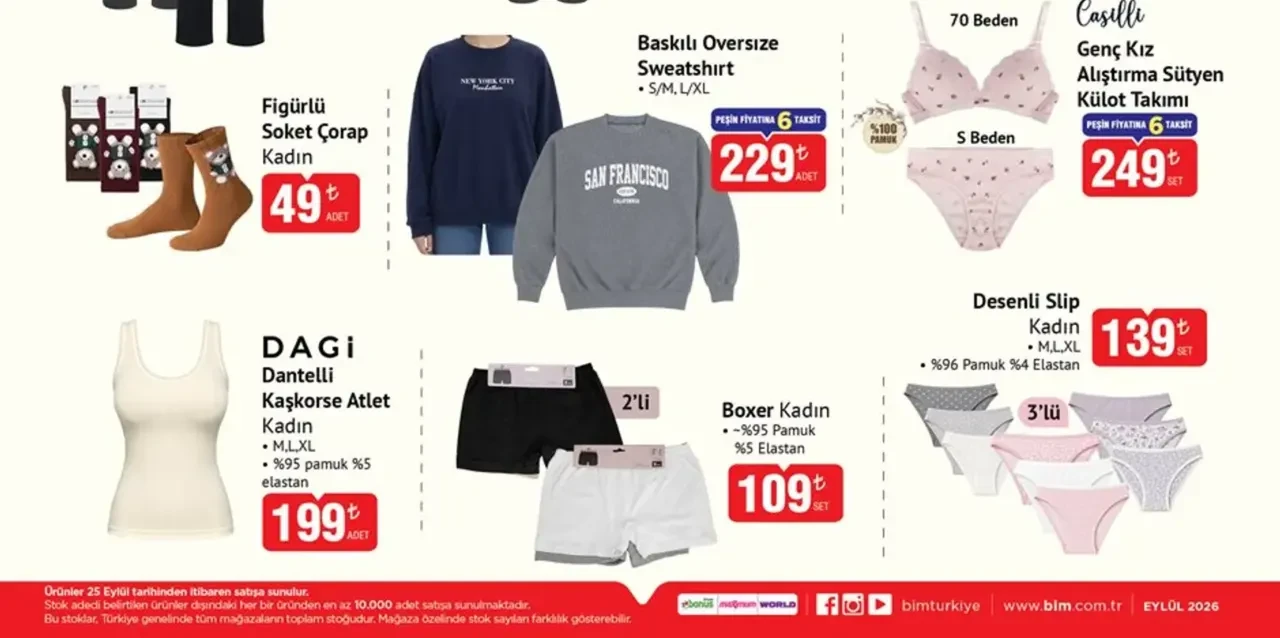  22-25 Eylül BİM aktüel ürünler kataloğu yayımlandı! Tığ seti, moka pot, çocuk valiz ve tek fiyat mutfak ürünleri geliyor...