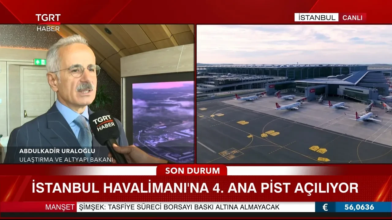 İstanbul Havalimanı’nda pist sayısı 4’e çıkıyor: Hedef 200 milyon yolcu