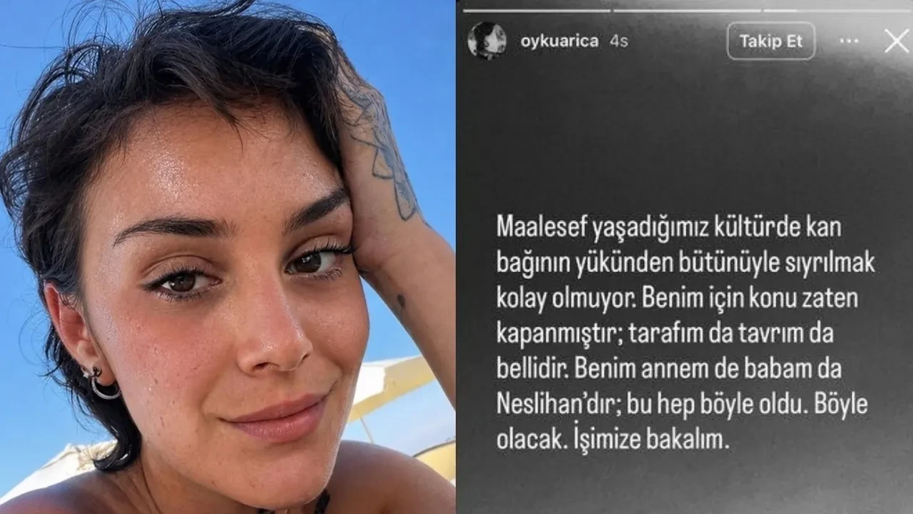 Neslihan Acar'ın kızı Öykü Arıca'dan Kadir İnanır tepkisi! Levent İnanır'ın 'iradesizdi' sözlerine sert eleştiri