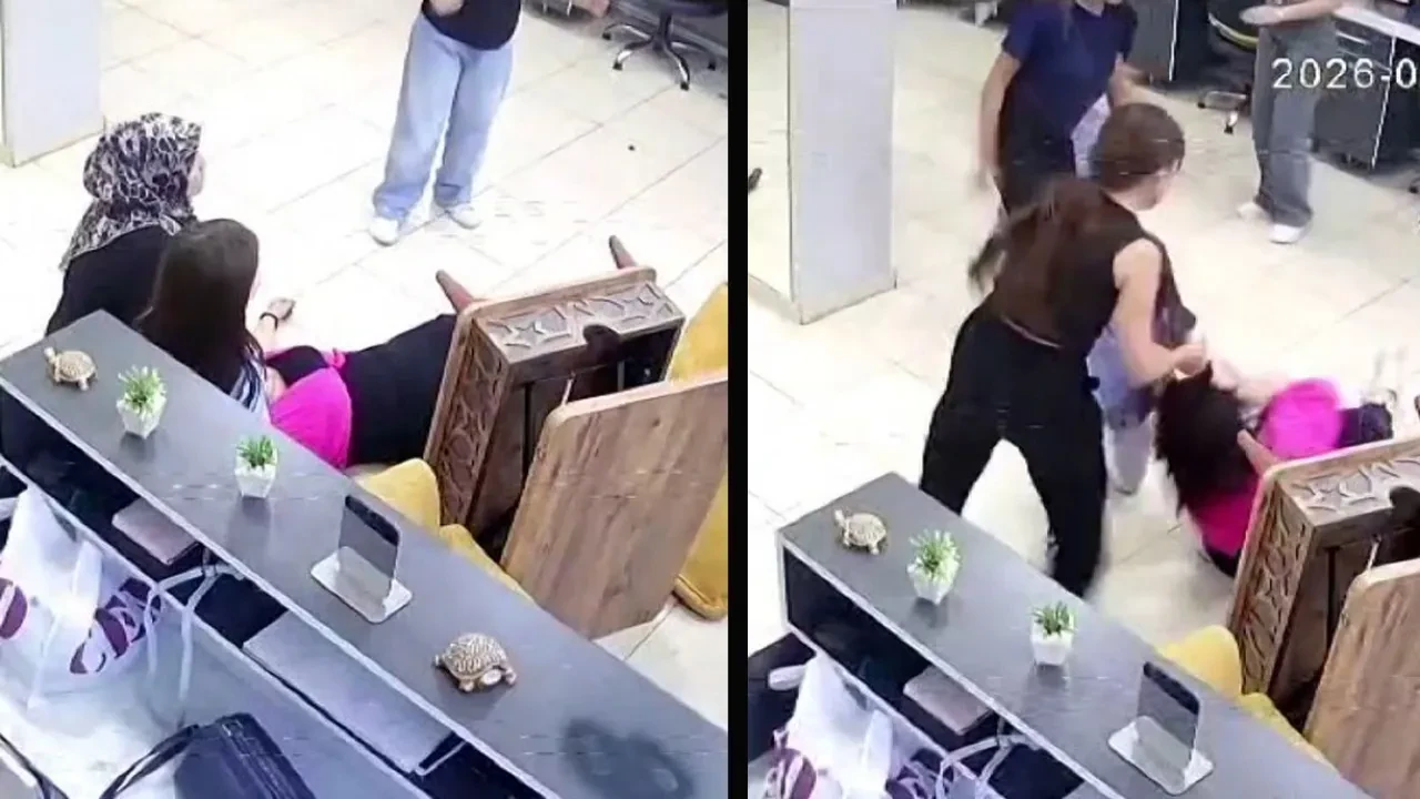 Saç kesimini beğenmedi, akrabaları kuaför salonunu bastı! Küçük kız annesini saldırganlardan korumaya çalıştı