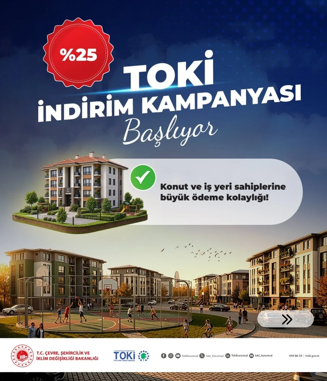 TOKİ yüzde 25 indirim ne zaman 2026? TOKİ indirimden kimler yararlanabilir, nasıl başvurulur?