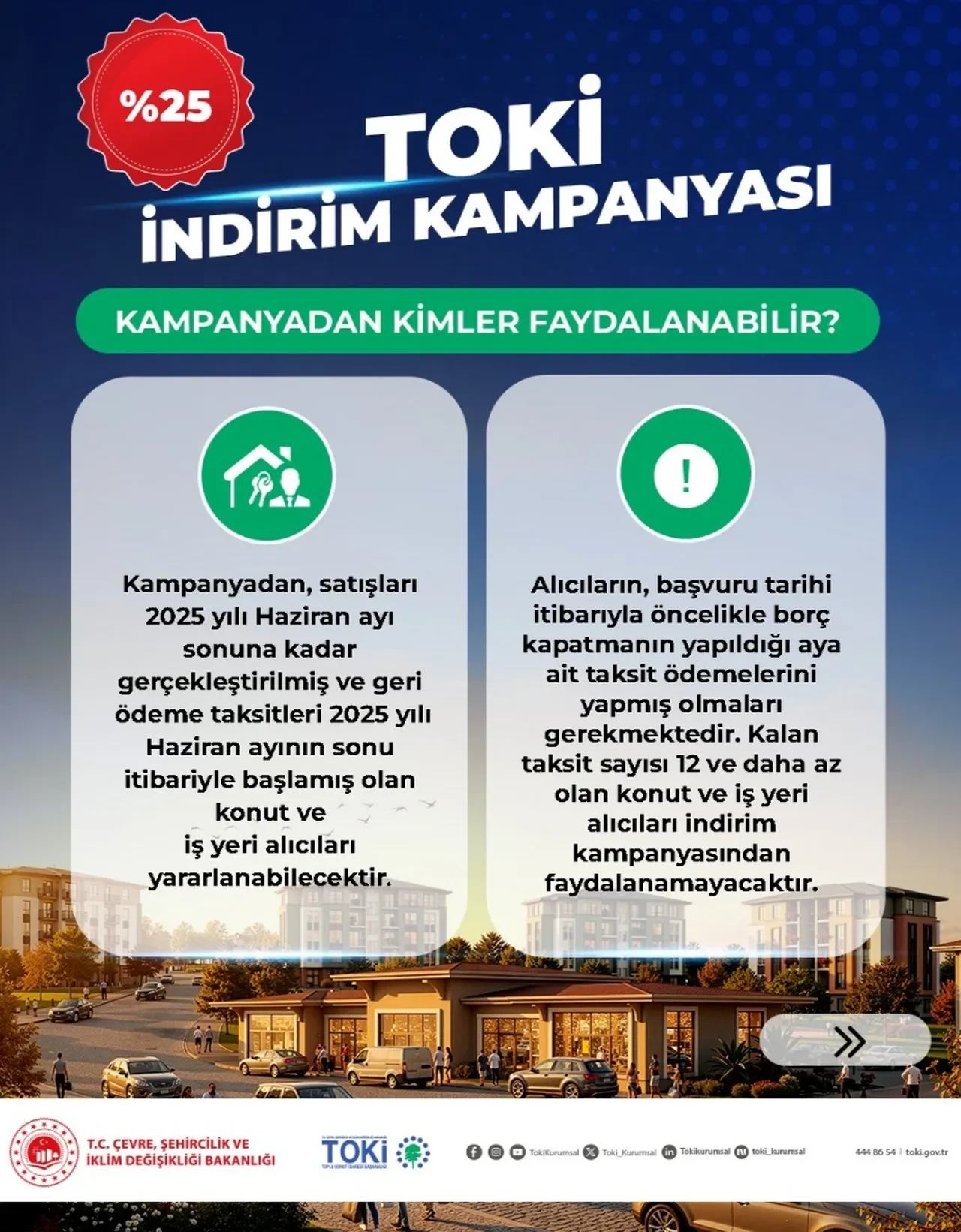 TOKİ yüzde 25 indirim ne zaman 2026? TOKİ indirimden kimler yararlanabilir, nasıl başvurulur?
