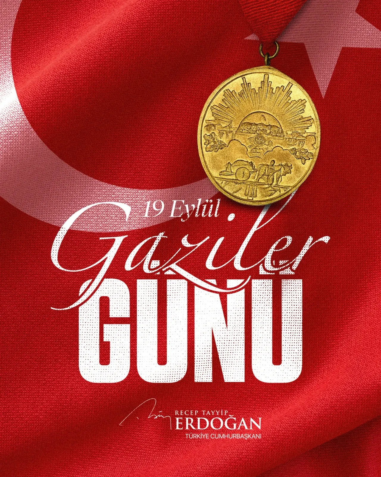 Cumhurbaşkanı Erdoğan’dan Gaziler Günü mesajı