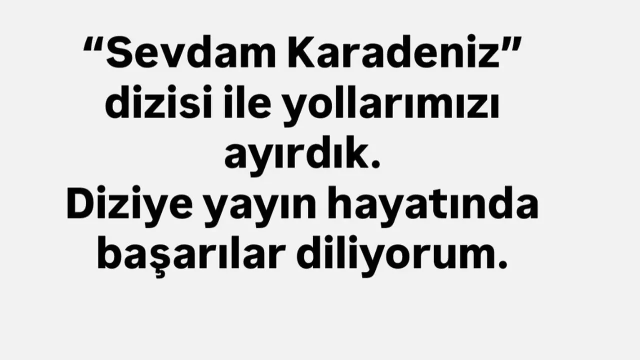 Ece Dizdar Sevdam Karadeniz’den ayrıldı! Sevdam Karadeniz’in yeni Şehnaz’ı kim olacak?