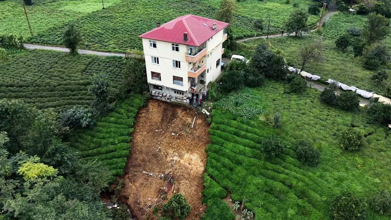 Rize'de uykusundan 