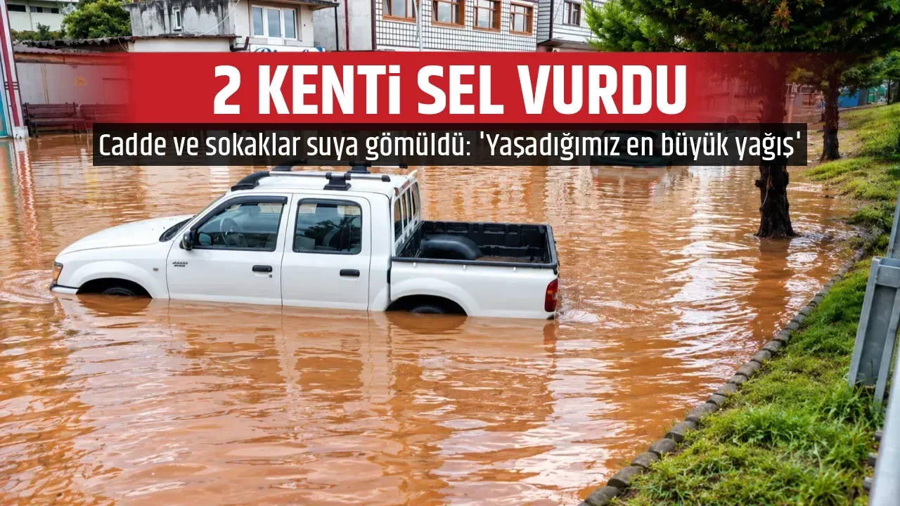 2 KENTİ SEL VURDU