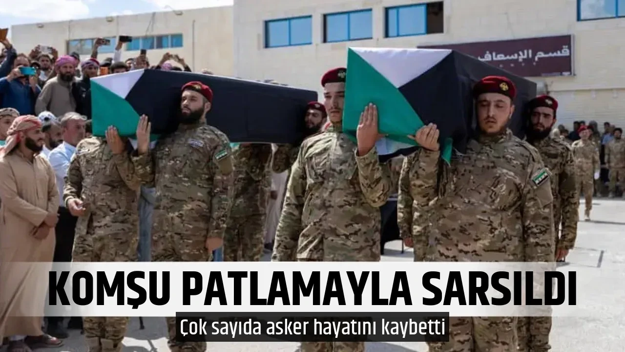 KOMŞU PATLAMAYLA SARSILDI