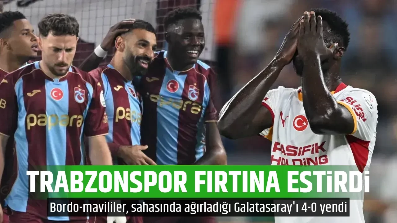 TRABZONSPOR FIRTINA ESTİRDİ