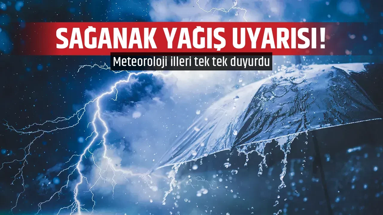 SAĞANAK YAĞIŞ UYARISI!