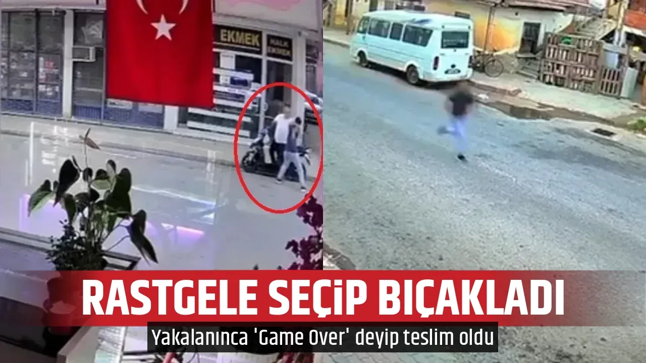 RASTGELE SEÇİP BIÇAKLADI