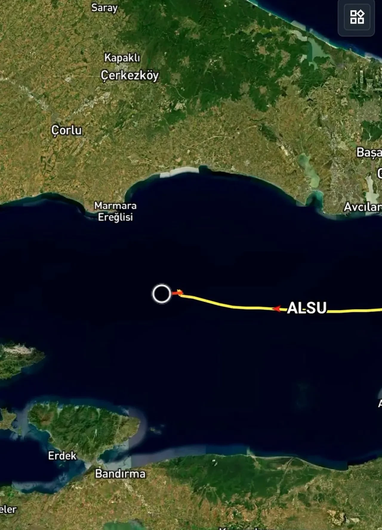 Çarpışma öncesi saniye saniye: Alsu isimli geminin manevraları böyle görüntülendi