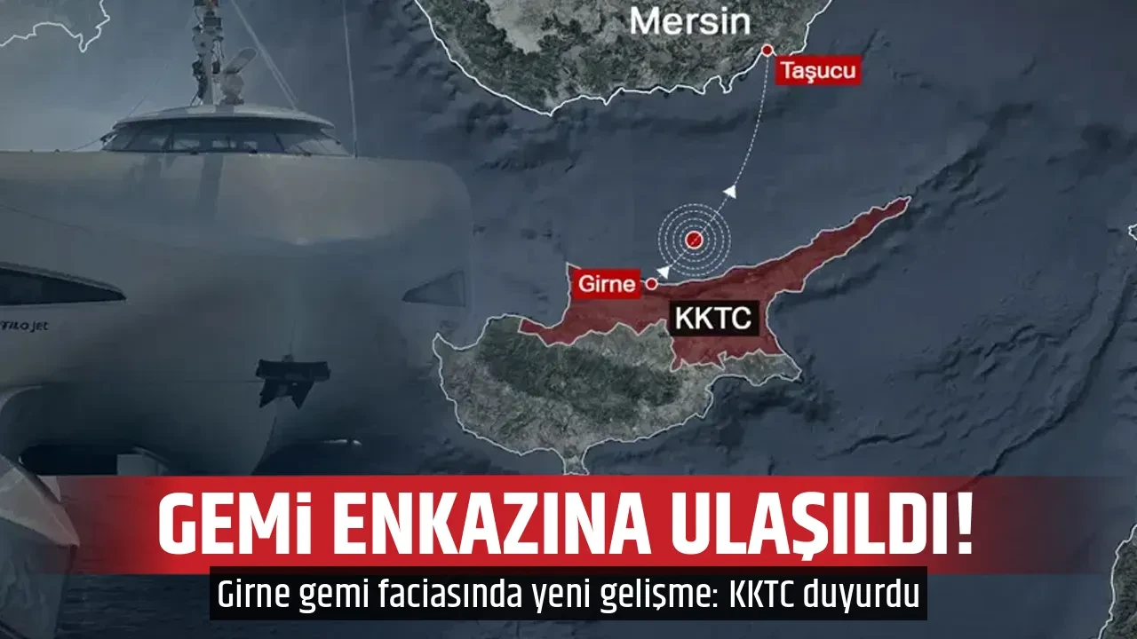 GEMİ ENKAZINA ULAŞILDI!