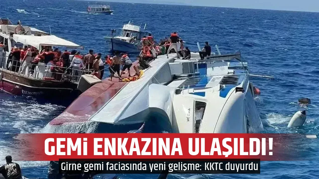 GEMİ ENKAZINA ULAŞILDI!
