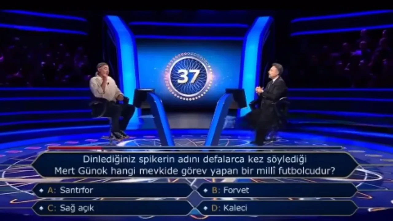 MasterChef Şadi'nin Kim Milyoner Olmak İster'deki görüntüleri gündem oldu! Sosyal medya bu detayı konuşuyor
