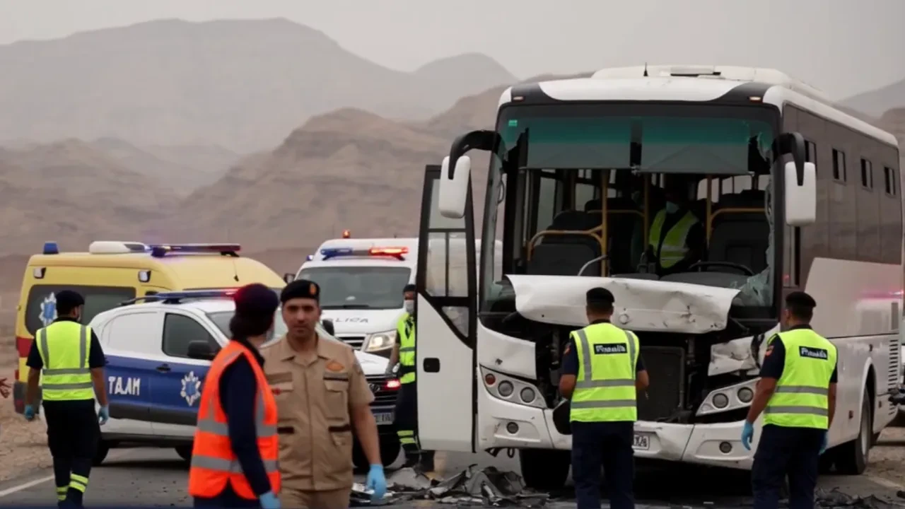 Mısırda feci otobüs kazası: 16 ölü, 28 yaralı