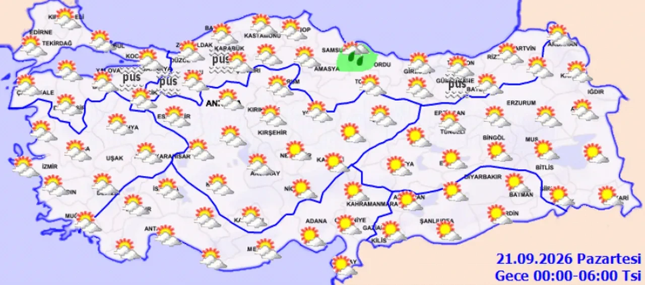 20 Eylül 2026 hava durumu | İstanbul dahil birçok ilde yağış bekleniyor: Meteoroloji, Doğu Karadeniz için sel, su baskını ve heyelan uyarısı yaptı
