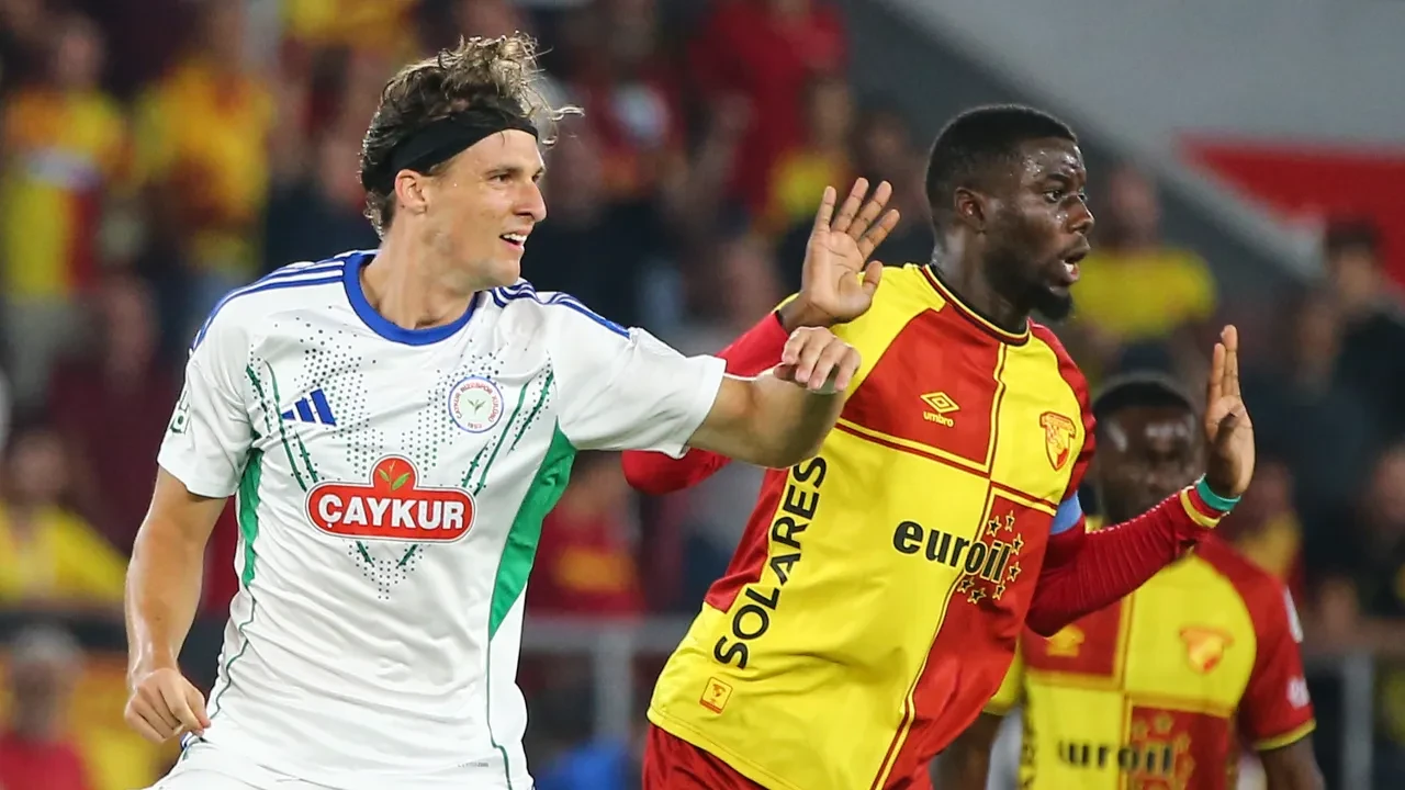 4 gollü maçta kazanan çıkmadı! Göztepe ile Çaykur Rizespor berabere kaldı