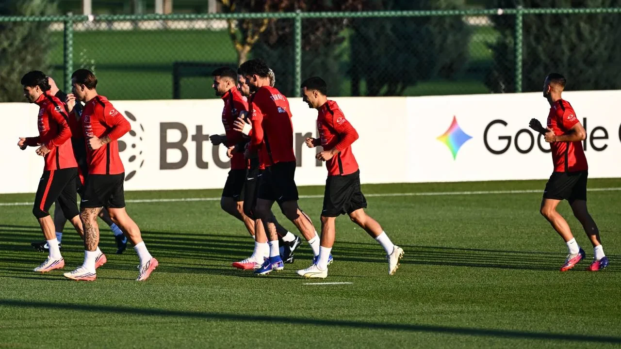 A Milli Takım, Fransa maçı hazırlıklarına başladı! 5 oyuncu antrenmanda yer almadı