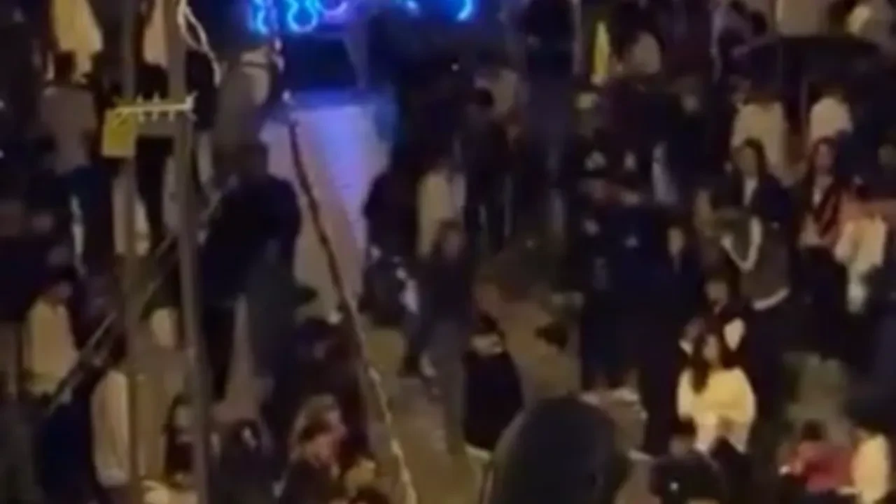 Asker eğlencesinde ortalık savaş alanına döndü