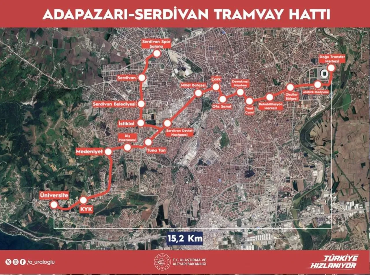 Bakan Uraloğlu duyurdu: 15,2 km’lik hatta 19 istasyon kurulacak