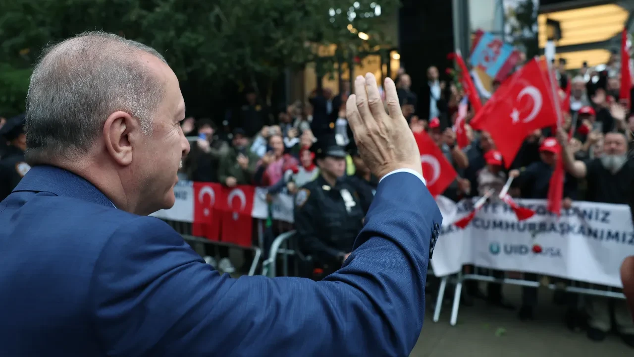 Cumhurbaşkanı Erdoğan'a Türkevi'nde coşkulu karşılama! ABD'deki ilk açıklamasını yaptı