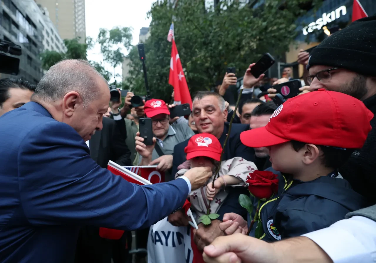 Cumhurbaşkanı Erdoğan'a Türkevi'nde coşkulu karşılama! ABD'deki ilk açıklamasını yaptı