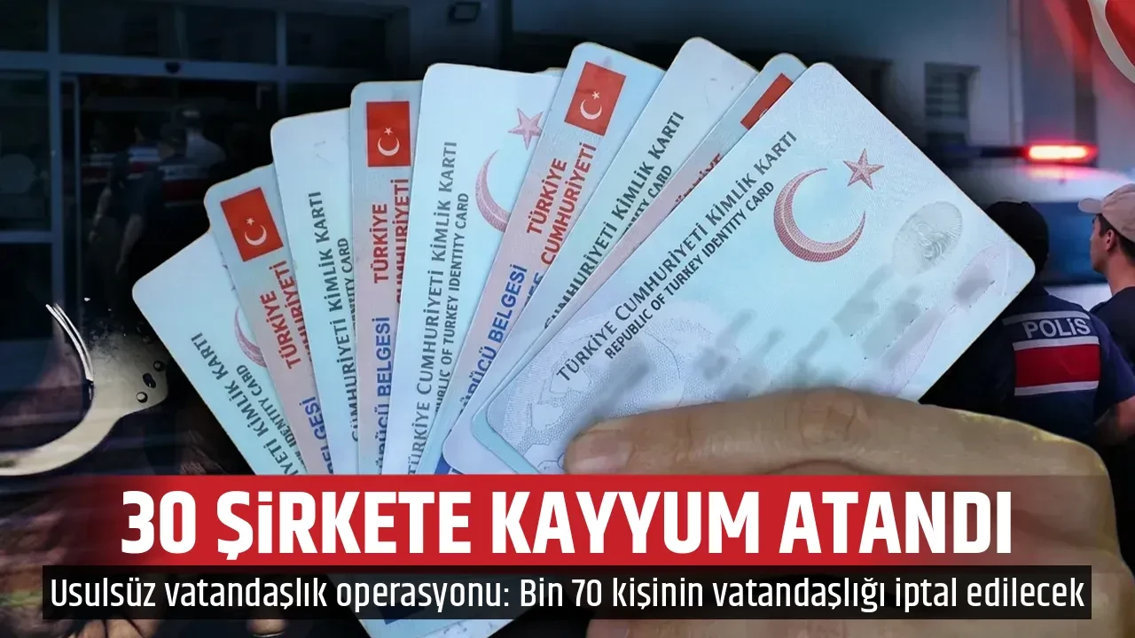 30 ŞİRKETE KAYYUM ATANDI