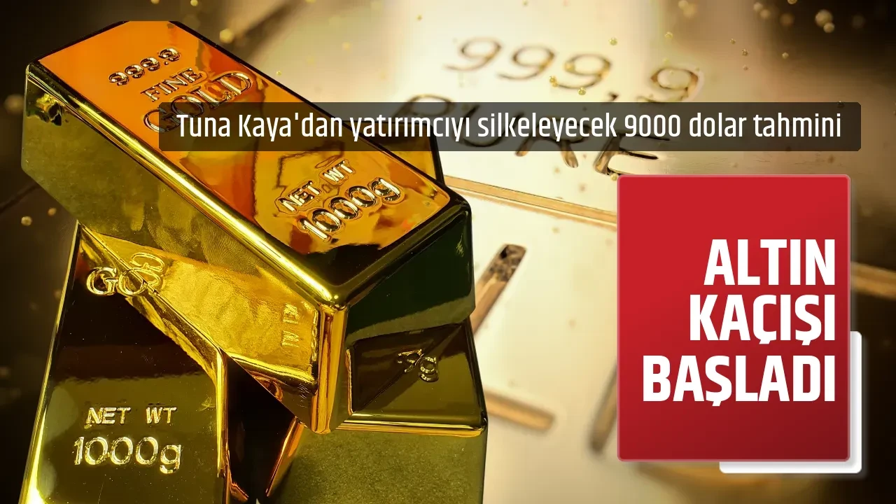 ALTIN KAÇIŞI BAŞLADI