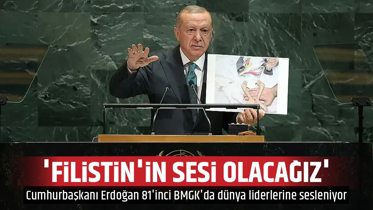 'FİLİSTİN'İN SESİ OLACAĞIZ'