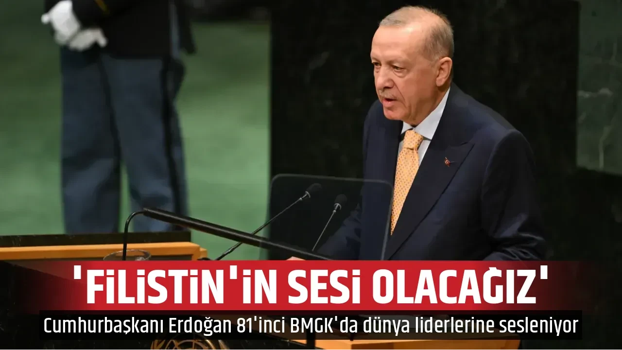 'FİLİSTİN'İN SESİ OLACAĞIZ'