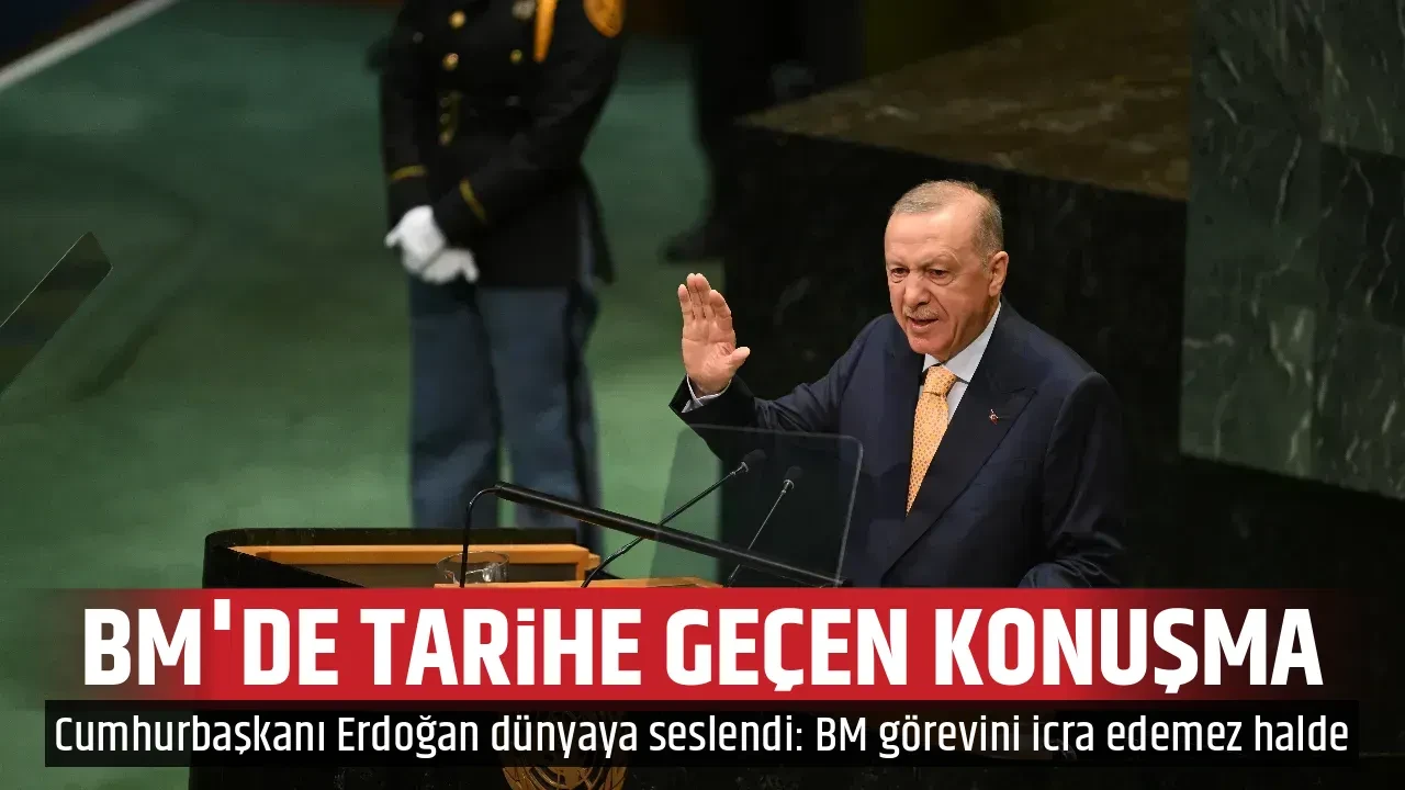 BM'DE TARİHE GEÇEN KONUŞMA