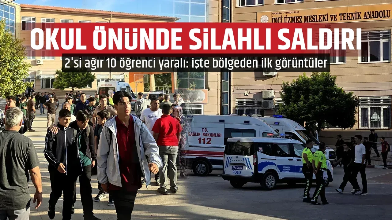 OKUL ÖNÜNDE SİLAHLI SALDIRI