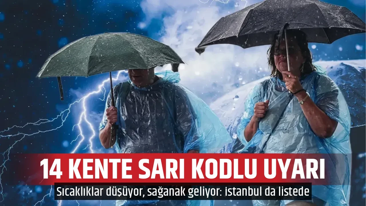 14 KENTE SARI KODLU UYARI