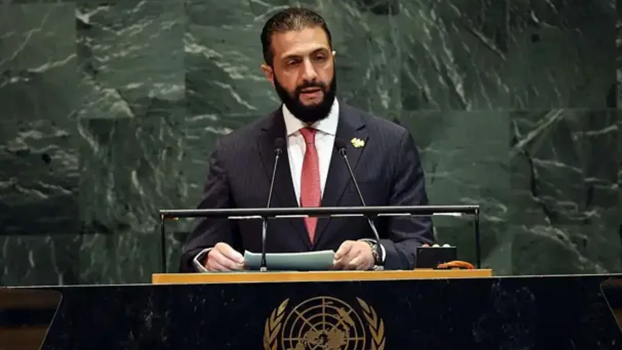 Ahmed Şara'dan BM kürsüsünden İsrail'e Golan mesajı: 