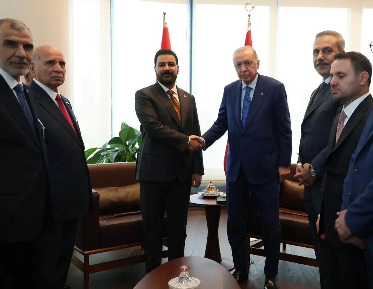 Cumhurbaşkanı Erdoğan'ın New York'ta diplomasi trafiği: Dünya liderlerini Türkevi'nde kabul etti