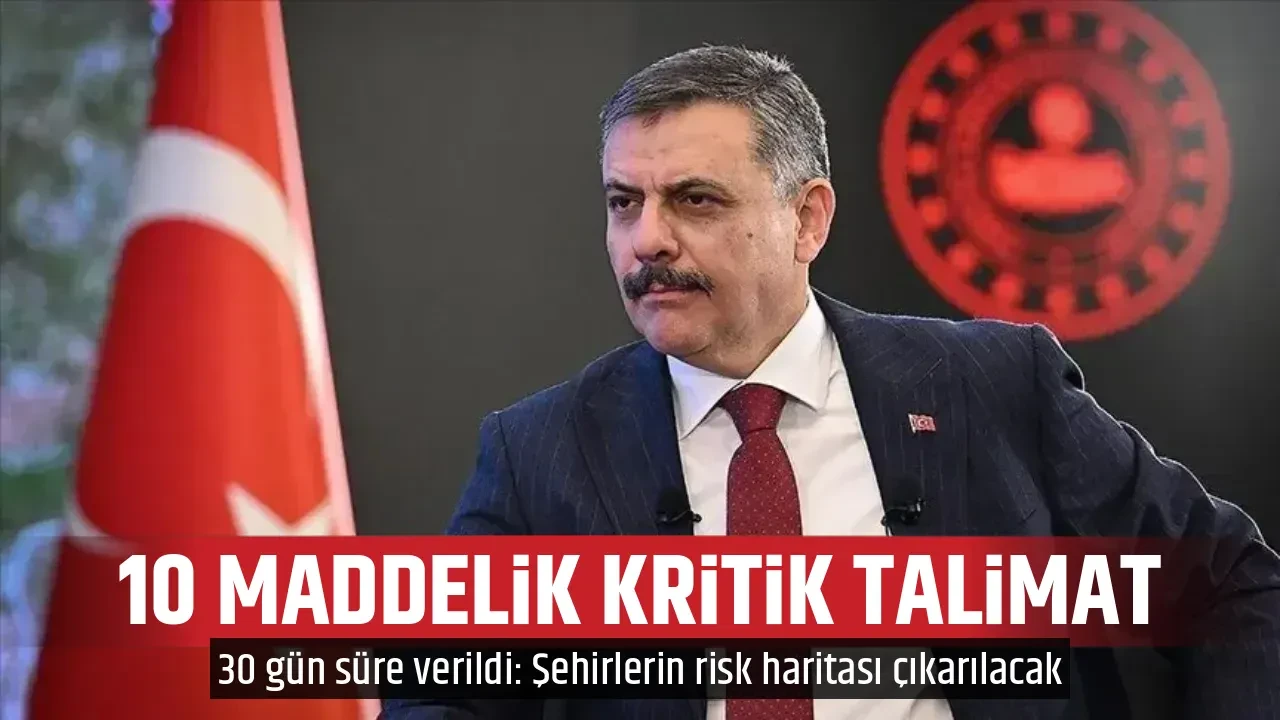 10 MADDELİK KRİTİK TALİMAT